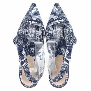 Christian Dior TOILE DE JOUY TROPICALIA SLINGBACK PUMPS